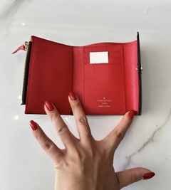 Carteira Louis Vuitton Victorine Ebene Vermelha Italiana - comprar online