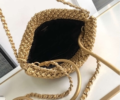 Imagem do Bolsa Chanel 22 Mini Dourada Italiana