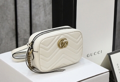 Bolsa Gucci Marmont Mini Off White Italiana - comprar online