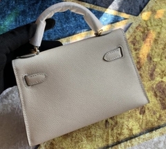 Bolsa Hermes Kelly Mini 20 Off-White Italiana - Romaly Grifes Bolsas