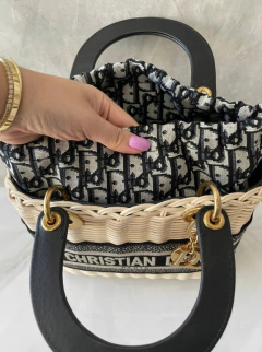 Bolsa Lady Dior Palha (Vime) Natural Italiana na internet