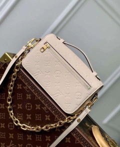 Bolsa Louis Vuitton Metis East West Bege Italiana - loja online