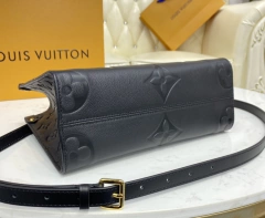 Bolsa Louis Vuitton Onthego PM Preta Italiana