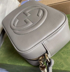 Imagem do Bolsa Gucci Soho Disco Cinza Italiana