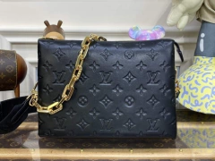 Bolsa Louis Vuitton Coussin PM Preta Italiana