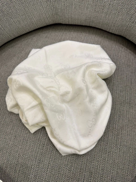 Echarpe Gucci Branca Italiana