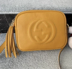 Bolsa Gucci Soho Disco Mostarda Italiana