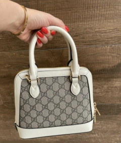 Bolsa Gucci Horsebit 1955 Tote Mini Off-White Italiana - comprar online