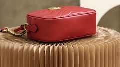 Bolsa Gucci Marmont Mini Vermelha Italiana - loja online