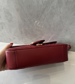 Bolsa Gucci Marmont Pequena Bordô Italiana - comprar online