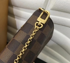 Bolsa Louis Vuitton Favorite Mm Damier Ebene Italiana na internet