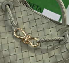 Bolsa Bottega Veneta Andiamo Verde Pequena Italiana - comprar online