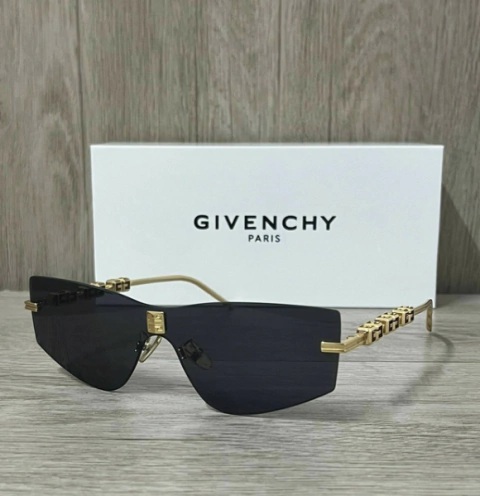 Óculos Givenchy Preto e Dourado Italiana