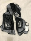Lenço Chanel Cinza e Preto Italiana