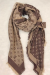 Echarpe Louis Vuitton Marrom - BRINDE