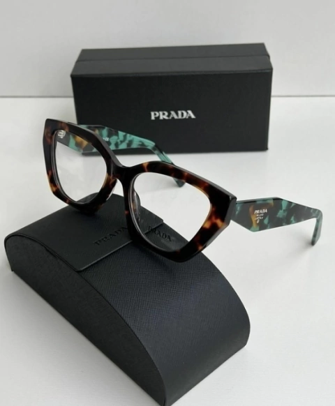 Óculos armação de grau Prada Italiana