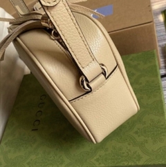 Bolsa Gucci Soho Disco Bege Italiana