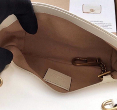 Bolsa Gucci Marmont Super Mini Off White Italiana - loja online