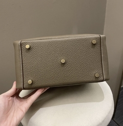 Bolsa Hermès Lindy Cinza Italiana