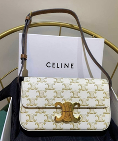 Bolsa Celine Triomphe Branca Italiana