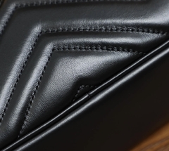 Bolsa Gucci Marmont Pequena Tiracolo Preta Italiana - comprar online