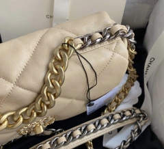 Bolsa Chanel 19 Bege Italiana - loja online
