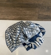 Lenço Dior Azul e Branco Italiana