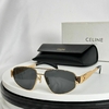 Óculos Celine Preto com Dourado Italiana