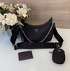 Bolsa Prada Reedição 2005 Preta Nylon Italiana