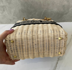 Bolsa Lady Dior Palha (Vime) Natural Italiana