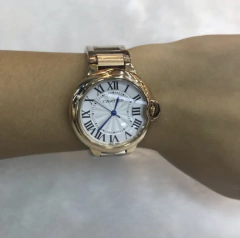 Relógio Ballon Média Rosé Italiana