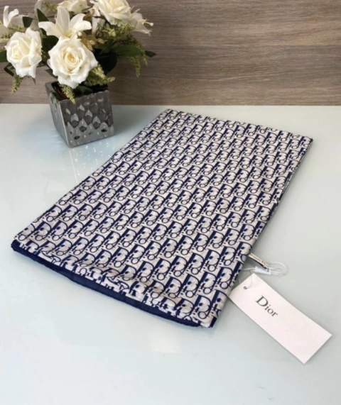 Lenço Dior Azul Italiana