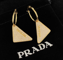 Brinco com Pingente Dourado Symbole Italiana
