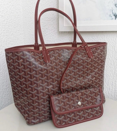 Bolsa Goyard St Louis Vinho Média Italiana