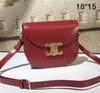 Bolsa Teen Besace Triomphe Celine Vermelha Italiana