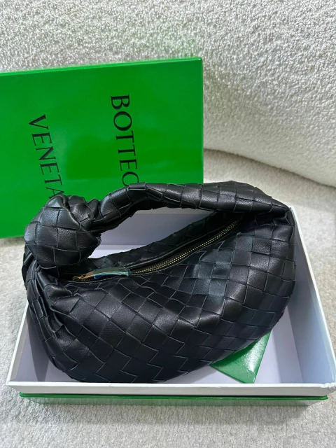 Bolsa Bottega Veneta Jodie Mini Preta Italiana - comprar online