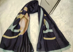 Lenço Chanel Seda Italiana - Romaly Grifes