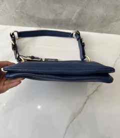 Bolsa Prada Tessuto Hobo Azul Marinho Italiana - comprar online