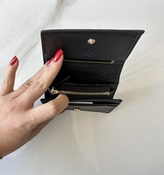 Carteira Gucci Marmont GG Preta Italiana na internet