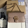 Bolsa Gucci Marmont Média Nude Italiana