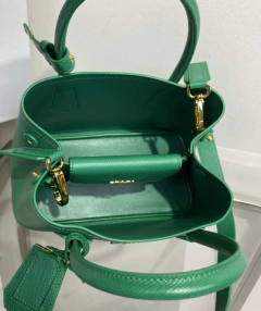 Bolsa Prada Double Mini Verde Italiana