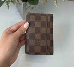 Porta Cartão Louis Vuitton Damier Ebene Italiana na internet
