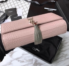 Bolsa YSL Kate Croco Rosa Italiana - loja online