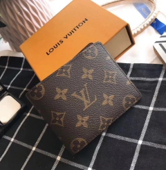 Carteira Louis Vuitton Multiple Masculina Monogram Italiana