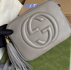 Bolsa Gucci Soho Disco Cinza Italiana - comprar online