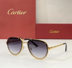 Óculos de Sol Santos de Cartier Dourado Italiana