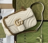 Bolsa Gucci Marmont Mini Shoulder Off White Italiana