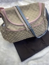 Bolsa Gucci Maternidade Acabamento Rosa Italiana