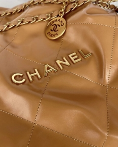 Bolsa Chanel 22 Caramelo Média Italiana - Romaly Grifes Bolsas