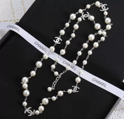 Colar Chanel Pérolas Italiana